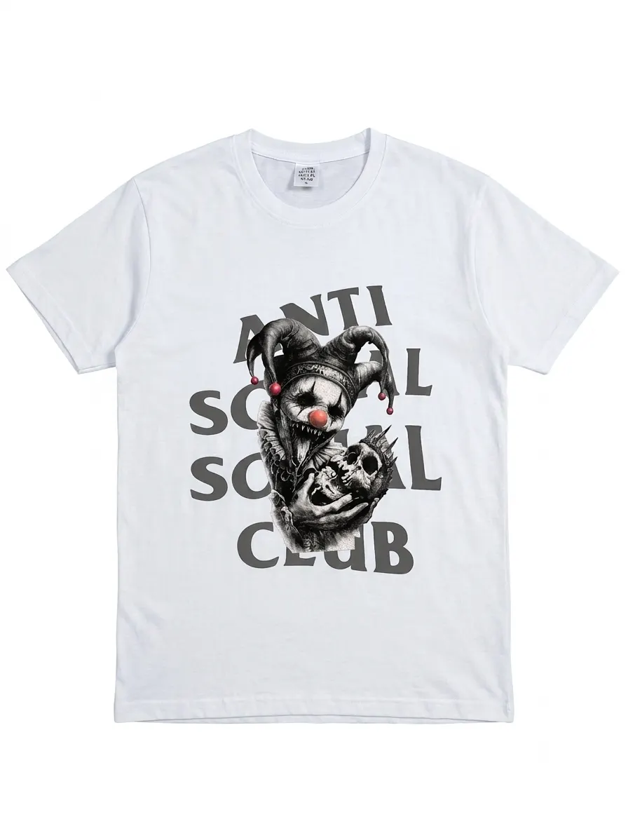 Playera anti social club, payaso
