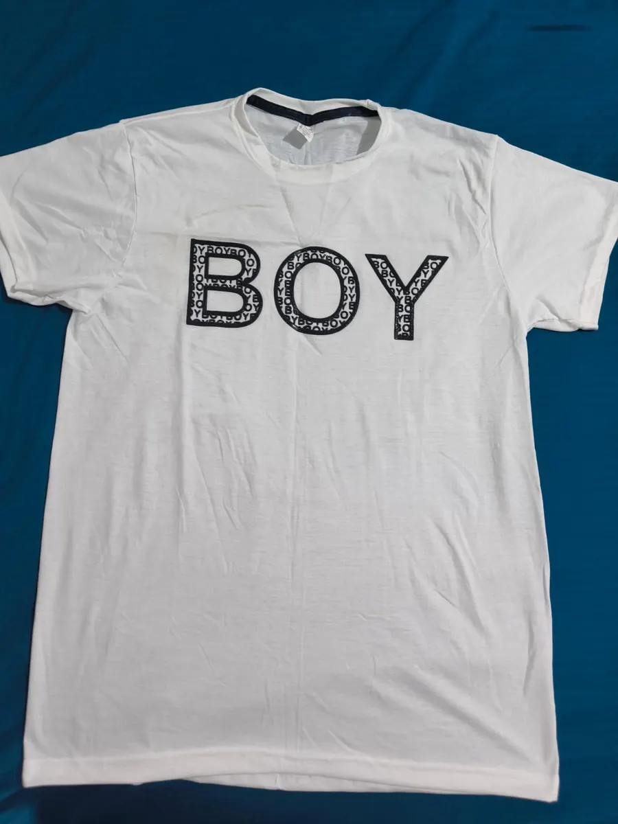 Playera Básica Blanca Hombre Cuello Redondo Algodón
